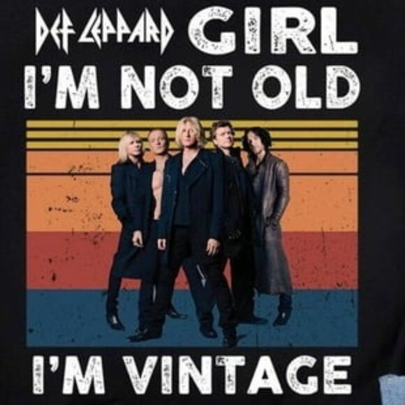 Def Leppard Stay Golden Rock Band Music Fan Gift Graphic T-Shirt 79 - Picture 2 of 6